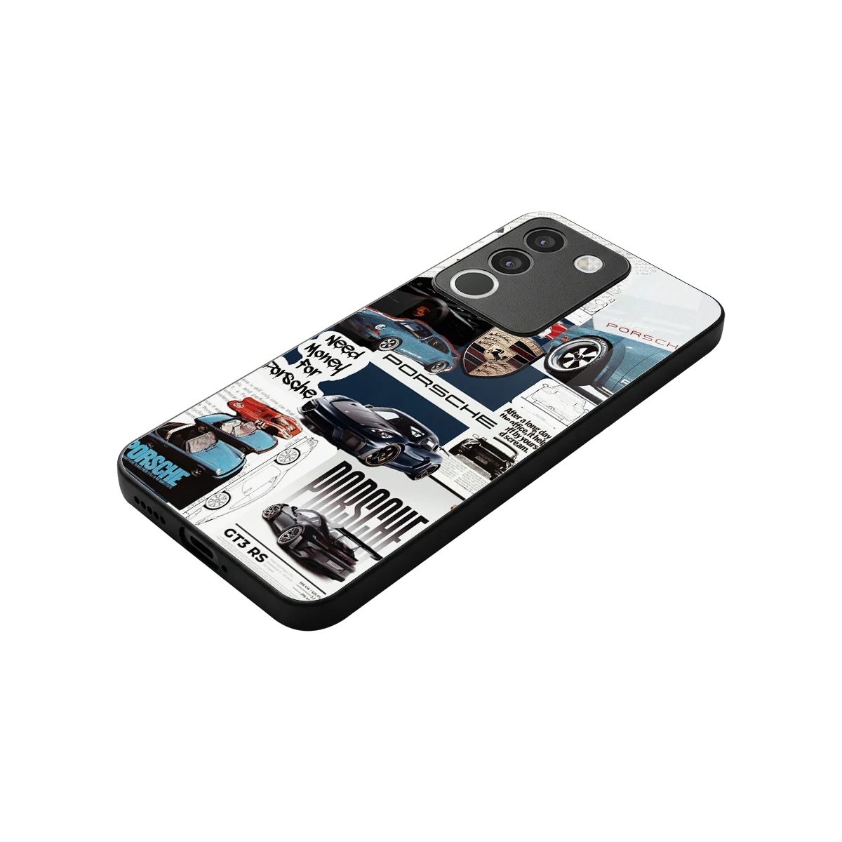 Fund My Ride stylish phone case for vivo y200 5g | glossy glass and slim fit