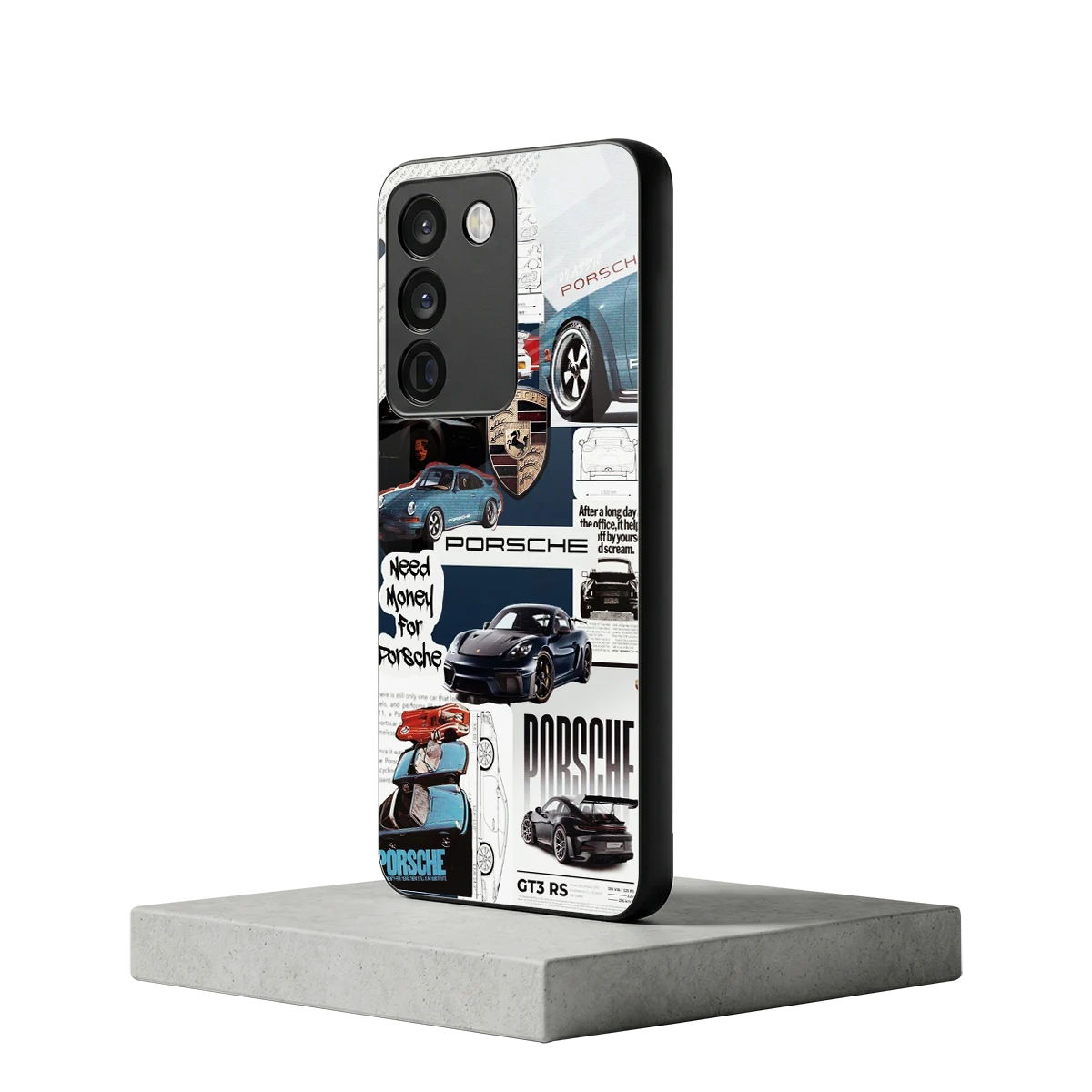 Fund My Ride vivo y200 5g mobile cover | shockproof glass phone case