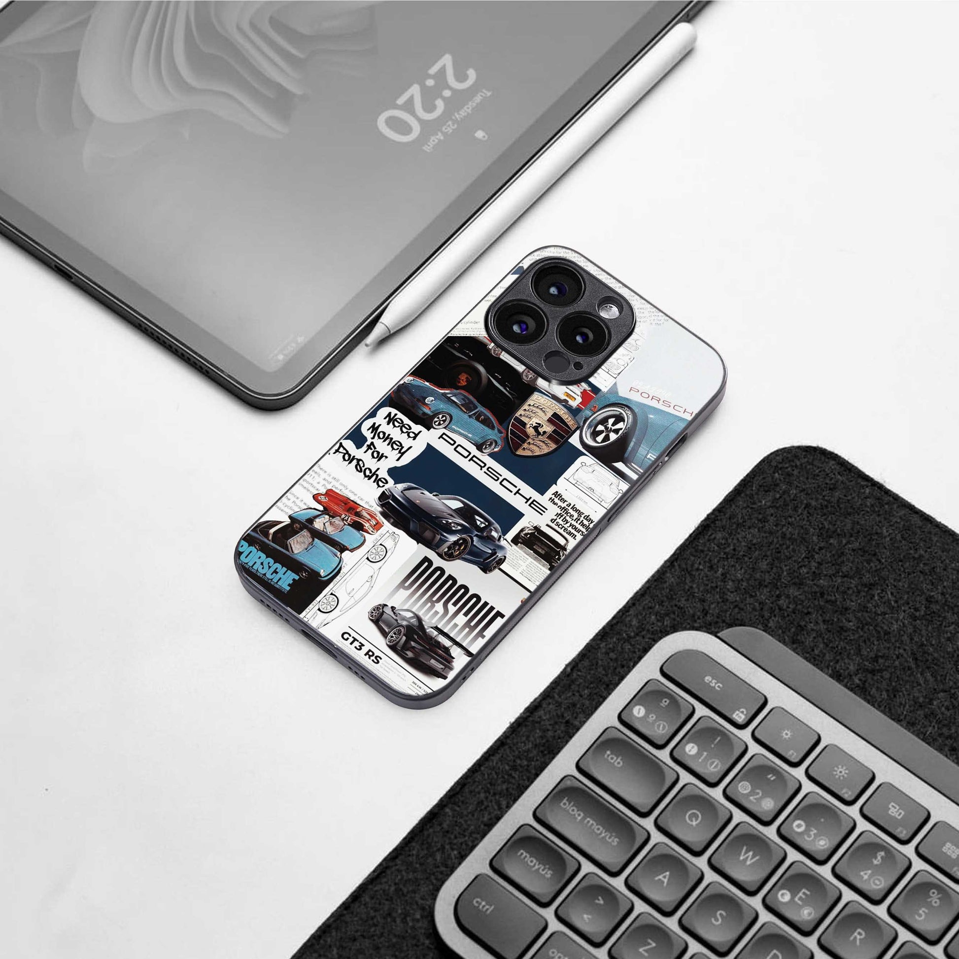 Fund My Ride luxury glass phone case for iPhone 16 | scratch and drop resistant