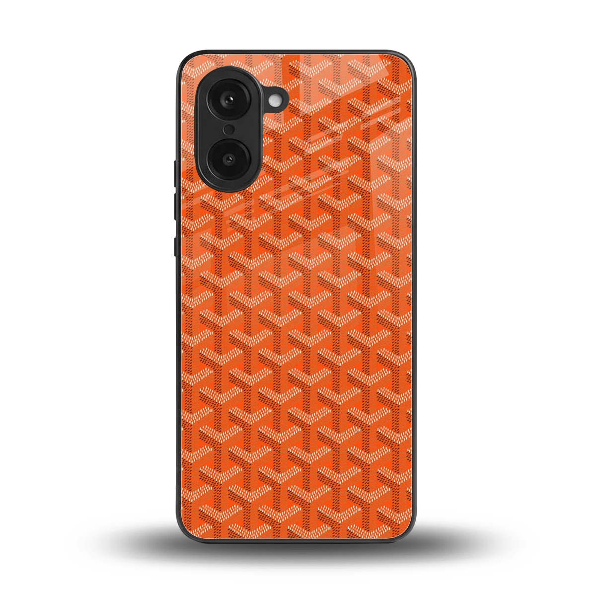 Fusion Wave Orange back phone cover | glass case for oneplus nord ce5 5g
