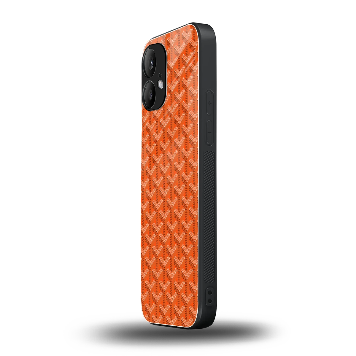 Fusion Wave Orange nothing phone 2 mobile cover | shockproof glass phone case