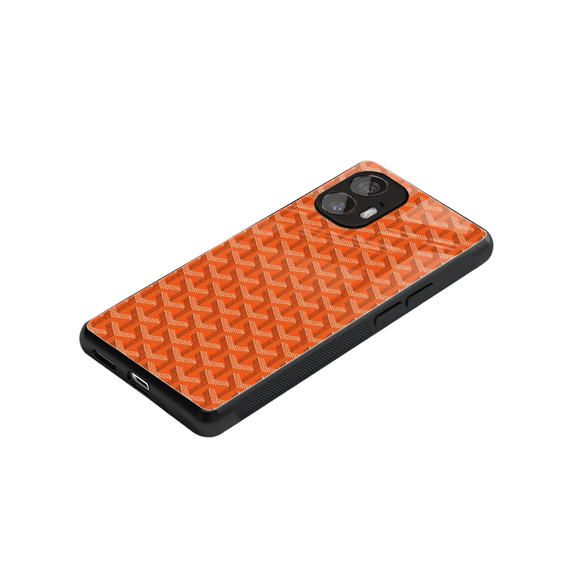 Fusion Wave Orange stylish phone case for nothing phone 2 | glossy glass and slim fit