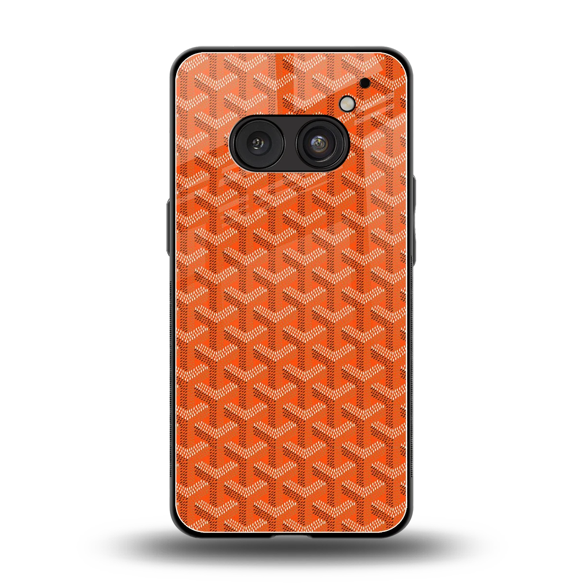 Fusion Wave Orange back phone cover | glass case for nothing phone 2a