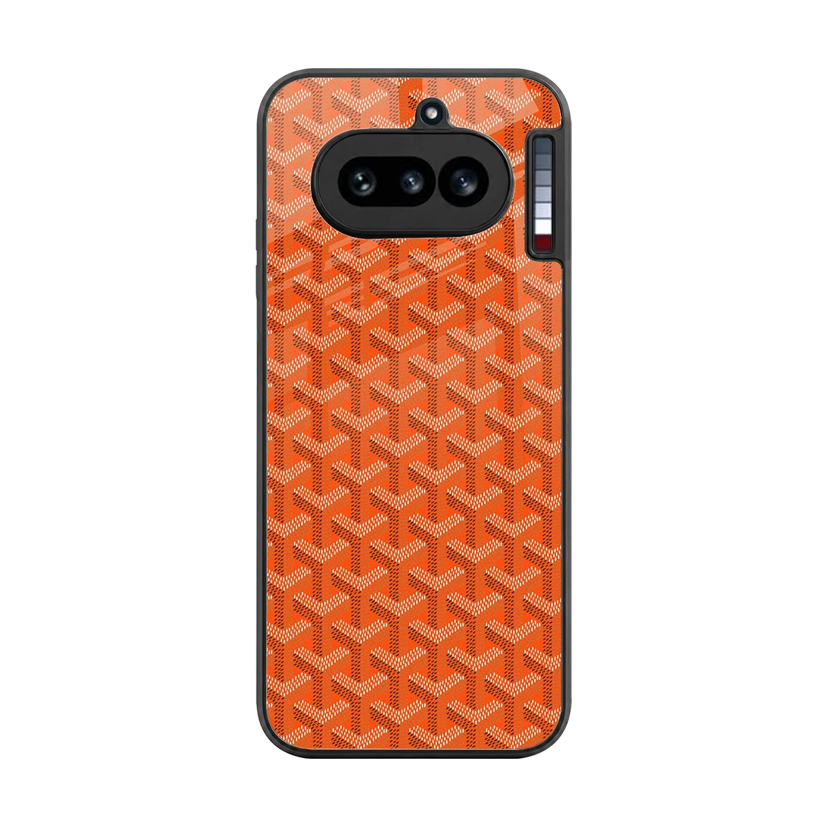 Fusion Wave Orange back phone cover | glass case for nothing phone 4a