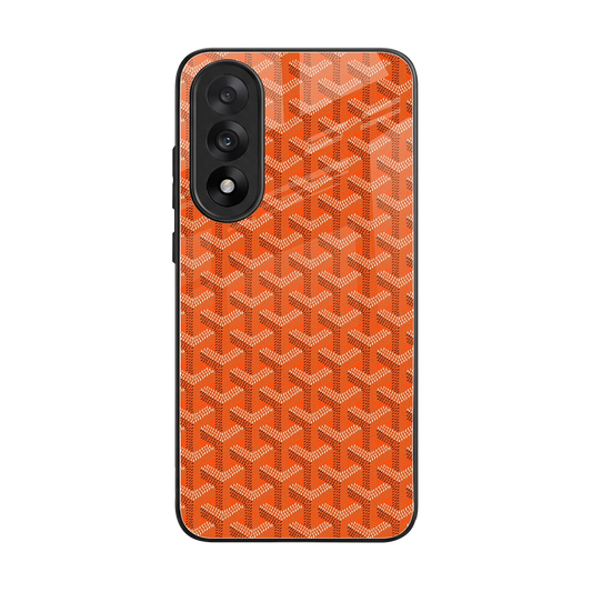 Fusion Wave Orange back phone cover | glass case for oneplus nord 5