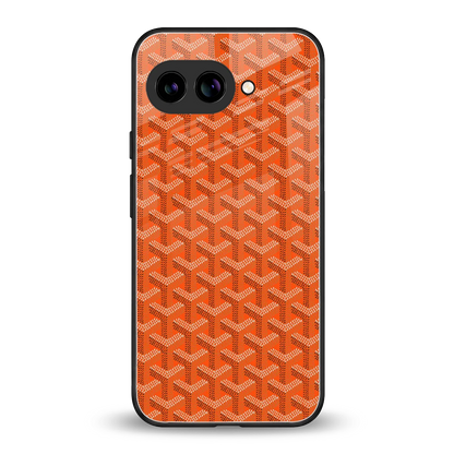 Fusion Wave Orange back phone cover | glass case for google pixel 10a