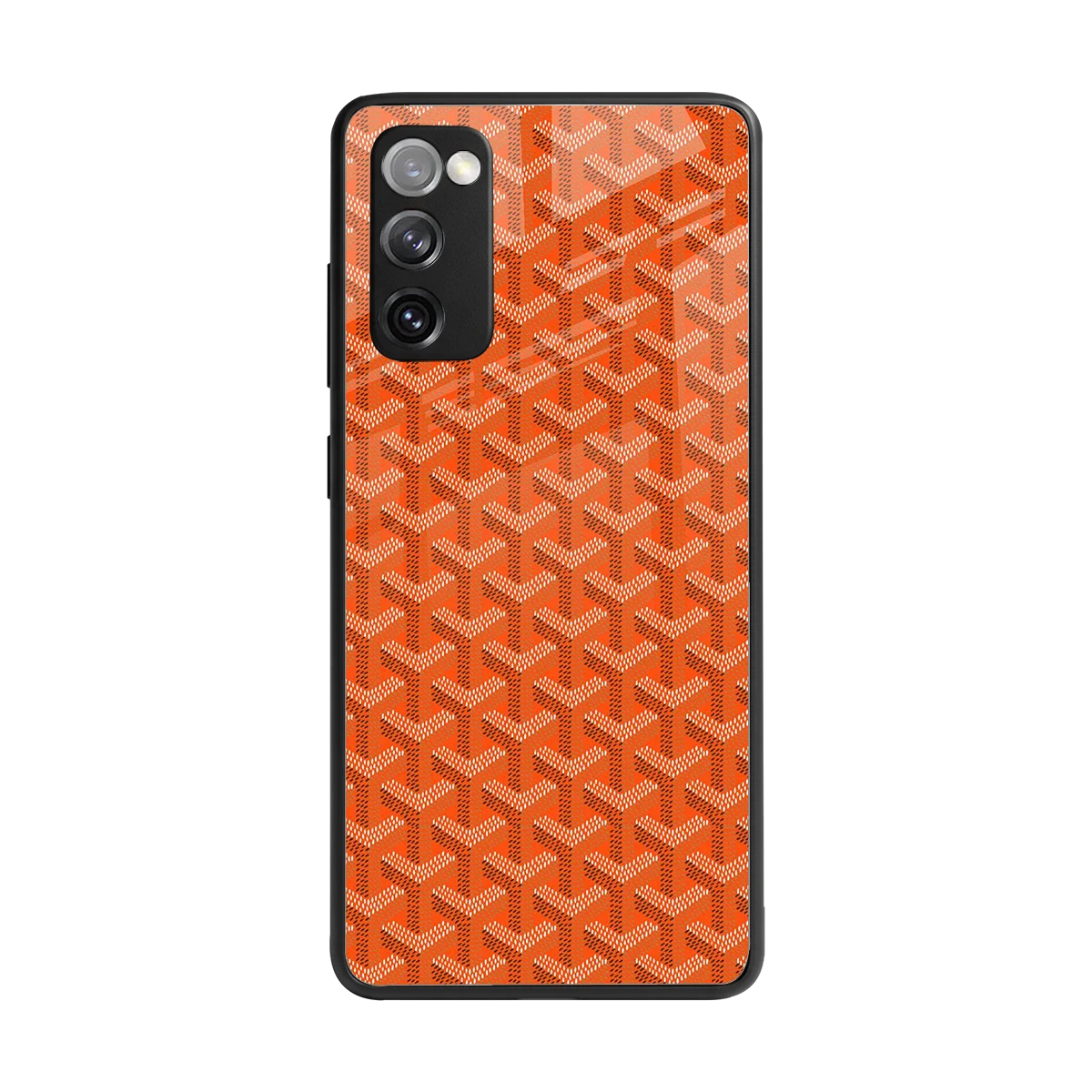 Fusion Wave Orange back phone cover | glass case for samsung galaxy s20 fe