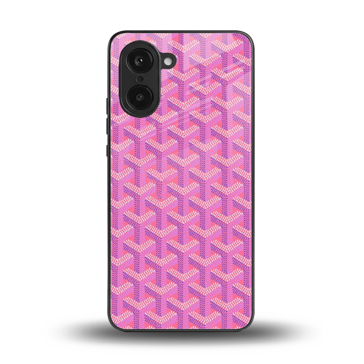 Fusion Wave Pink back phone cover | glass case for oneplus nord ce5 5g