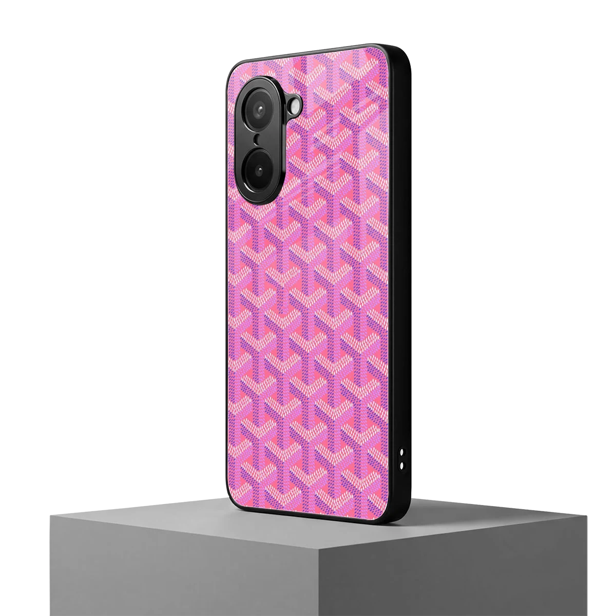 Fusion Wave Pink oneplus nord ce5 5g mobile cover | shockproof glass phone case