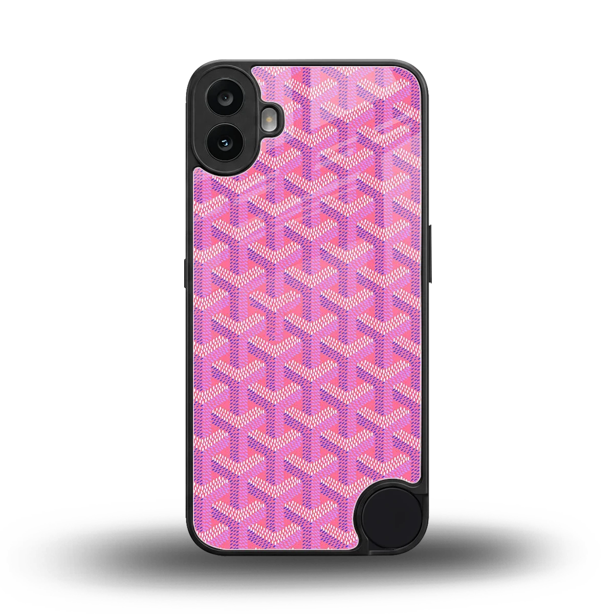 Fusion Wave Pink back phone cover | glass case for cmf nothing phone 1