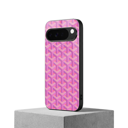 Fusion Wave Pink google pixel 10 pro xl mobile cover | shockproof glass phone case