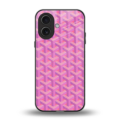 Fusion Wave Pink back phone cover | glass case for iphone 17
