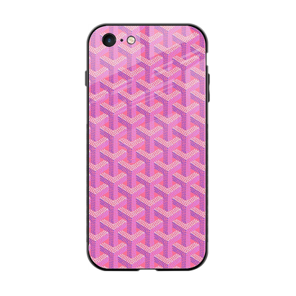 Fusion Wave Pink back phone cover | glass case for iphone 6s plus