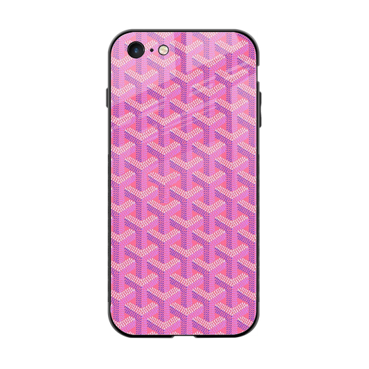 Fusion Wave Pink back phone cover | glass case for iphone 6s