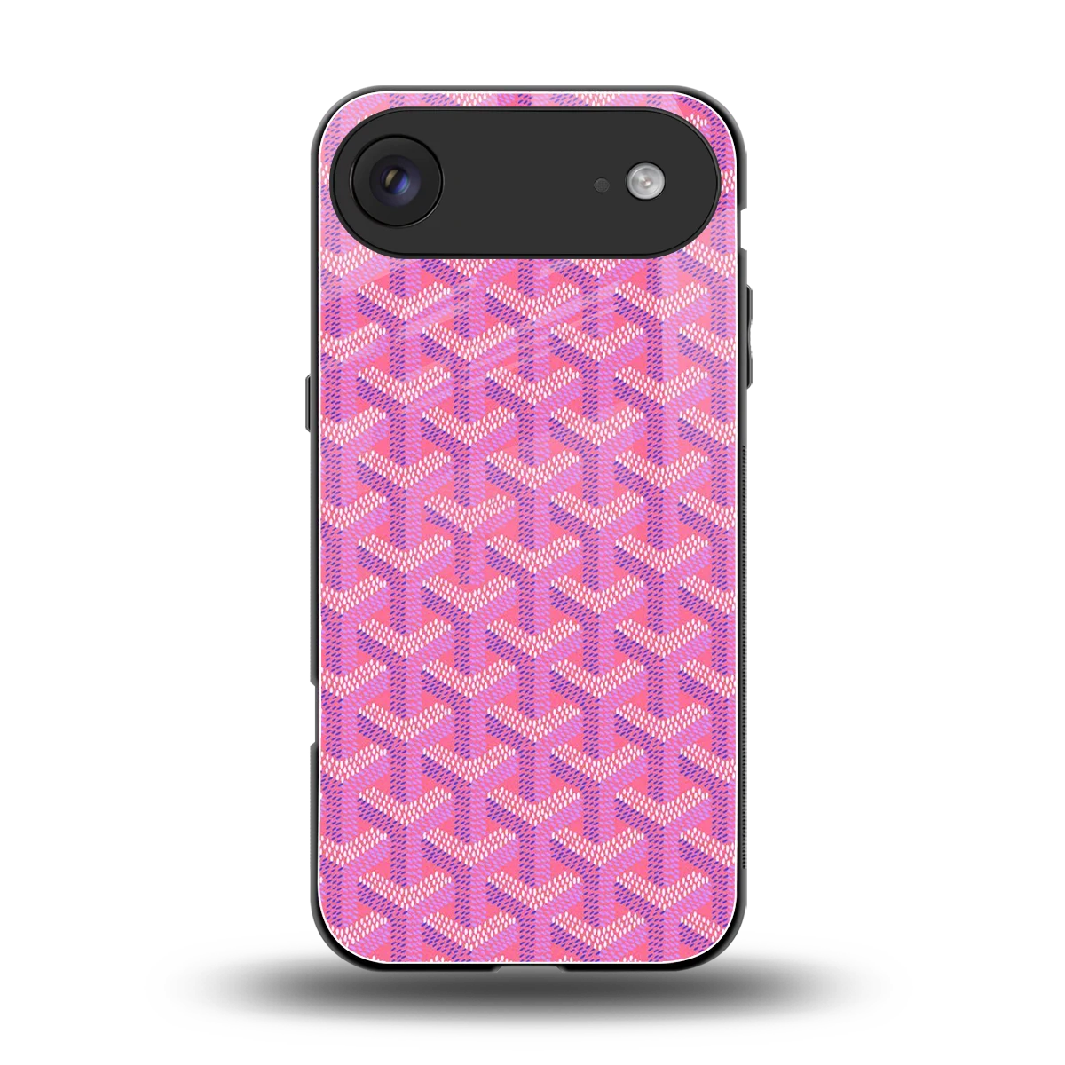 Fusion Wave Pink back phone cover | glass case for iphone air