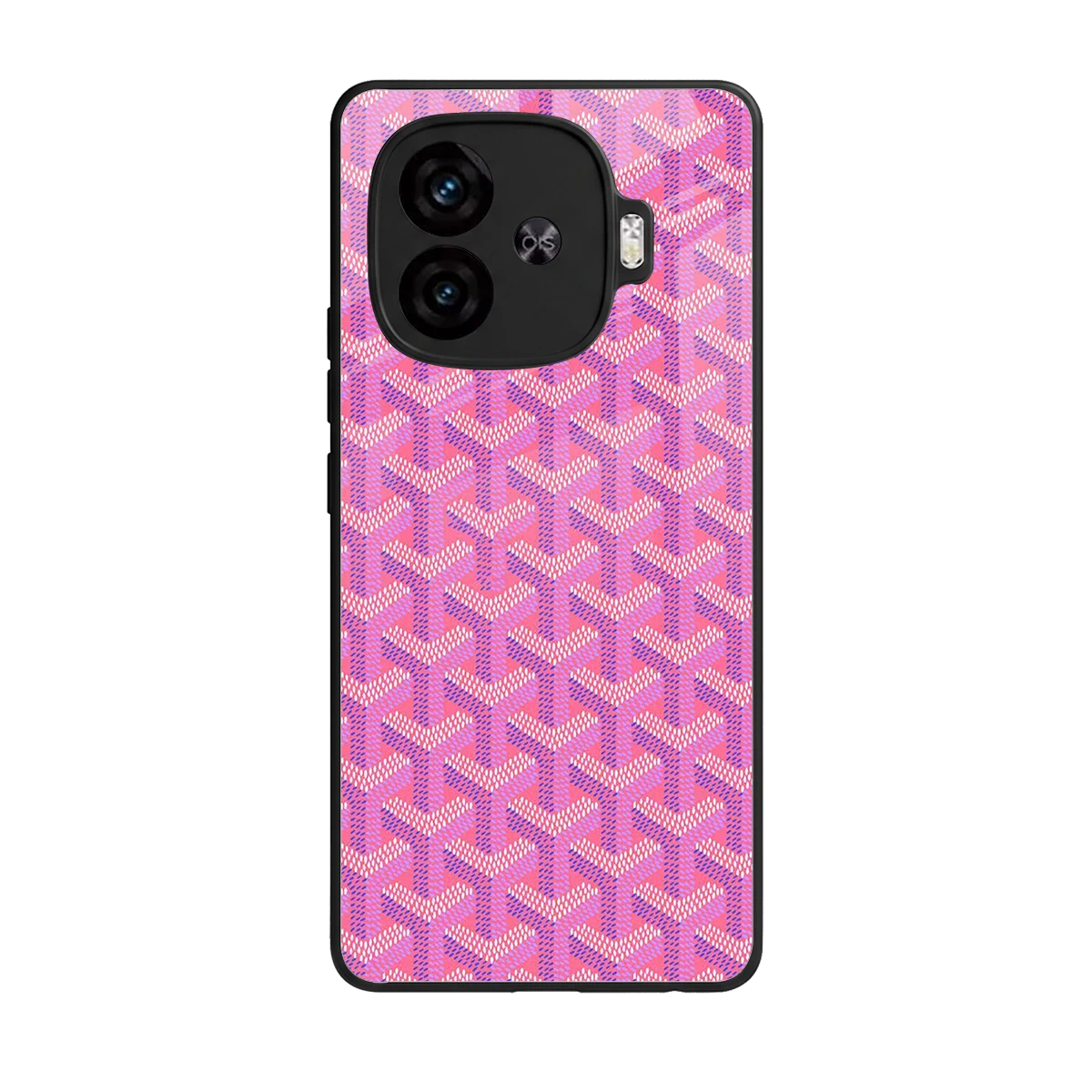 Fusion Wave Pink back phone cover | glass case for iqoo neo 10r 5g