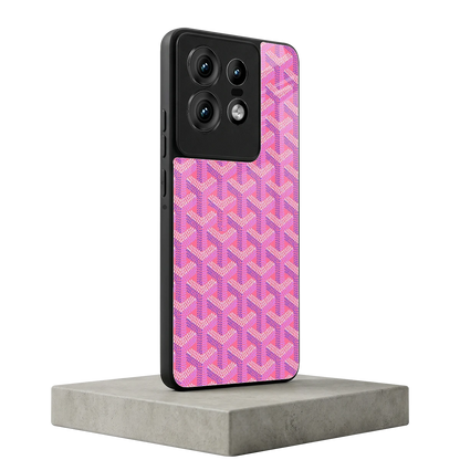 Fusion Wave Pink motorola edge 50 pro mobile cover | shockproof glass phone case