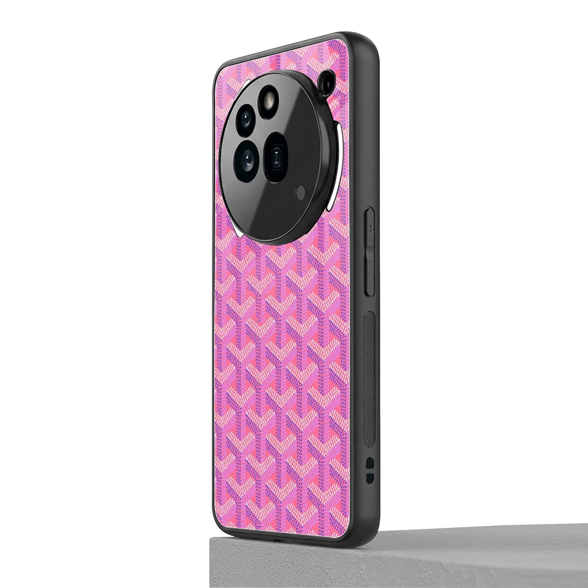 Fusion Wave Pink nothing phone 3a pro mobile cover | shockproof glass phone case