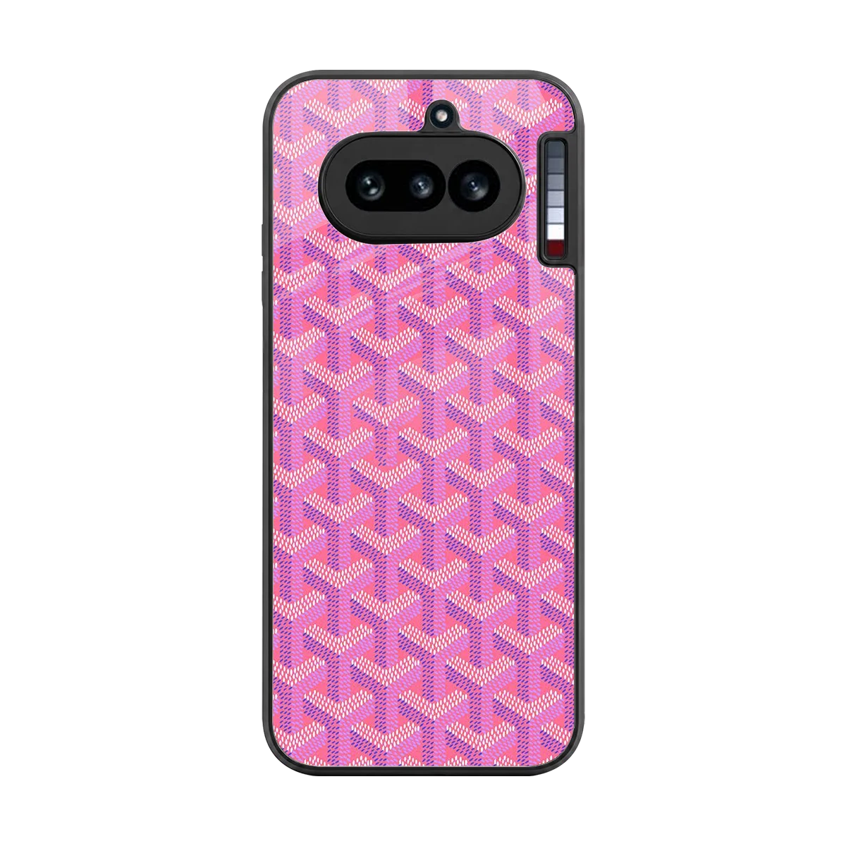 Fusion Wave Pink back phone cover | glass case for nothing phone 4a