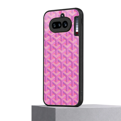 Fusion Wave Pink nothing phone 4a mobile cover | shockproof glass phone case