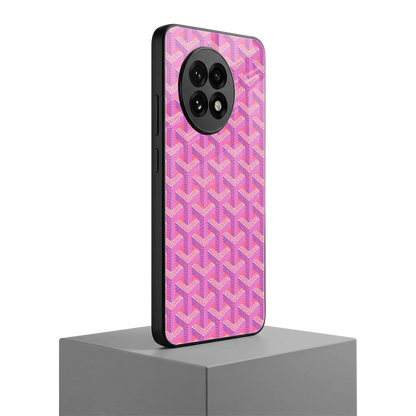 Fusion Wave Pink oneplus 13r mobile cover | shockproof glass phone case