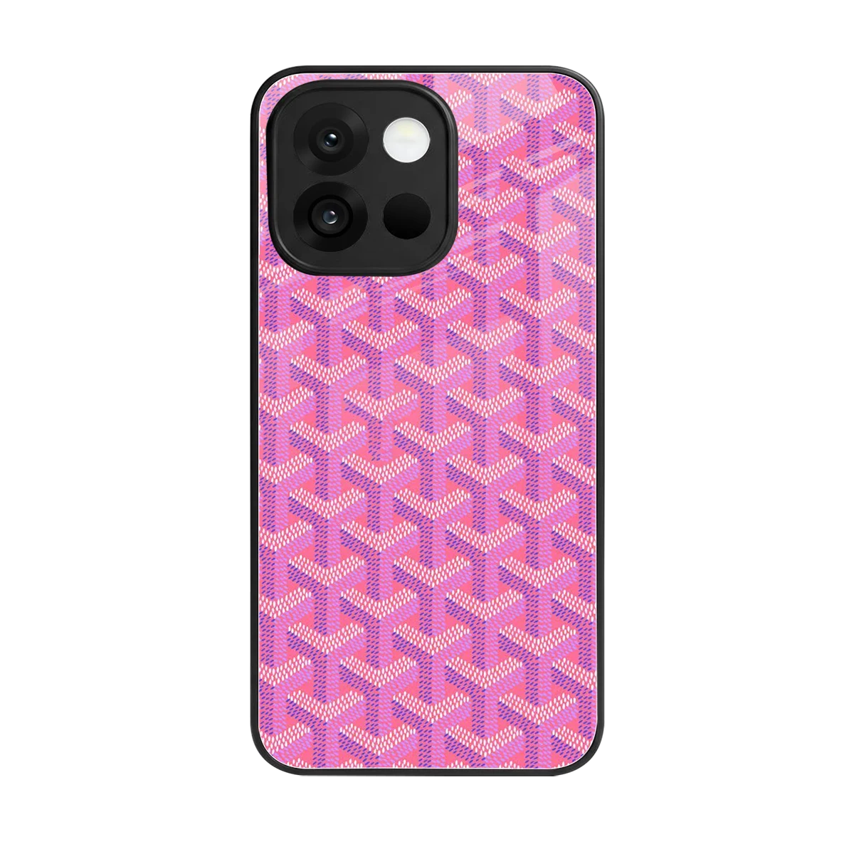 Fusion Wave Pink back phone cover | glass case for oneplus 13s