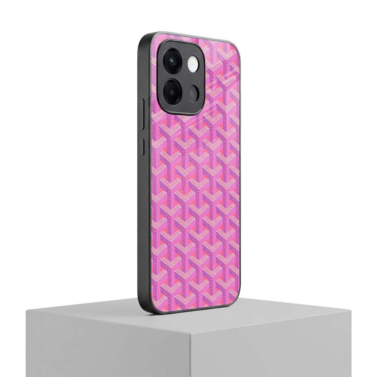 Fusion Wave Pink oneplus 13s mobile cover | shockproof glass phone case