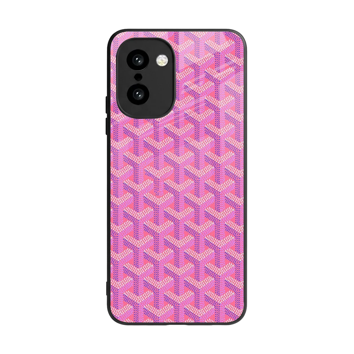 Fusion Wave Pink back phone cover | glass case for oneplus 15r