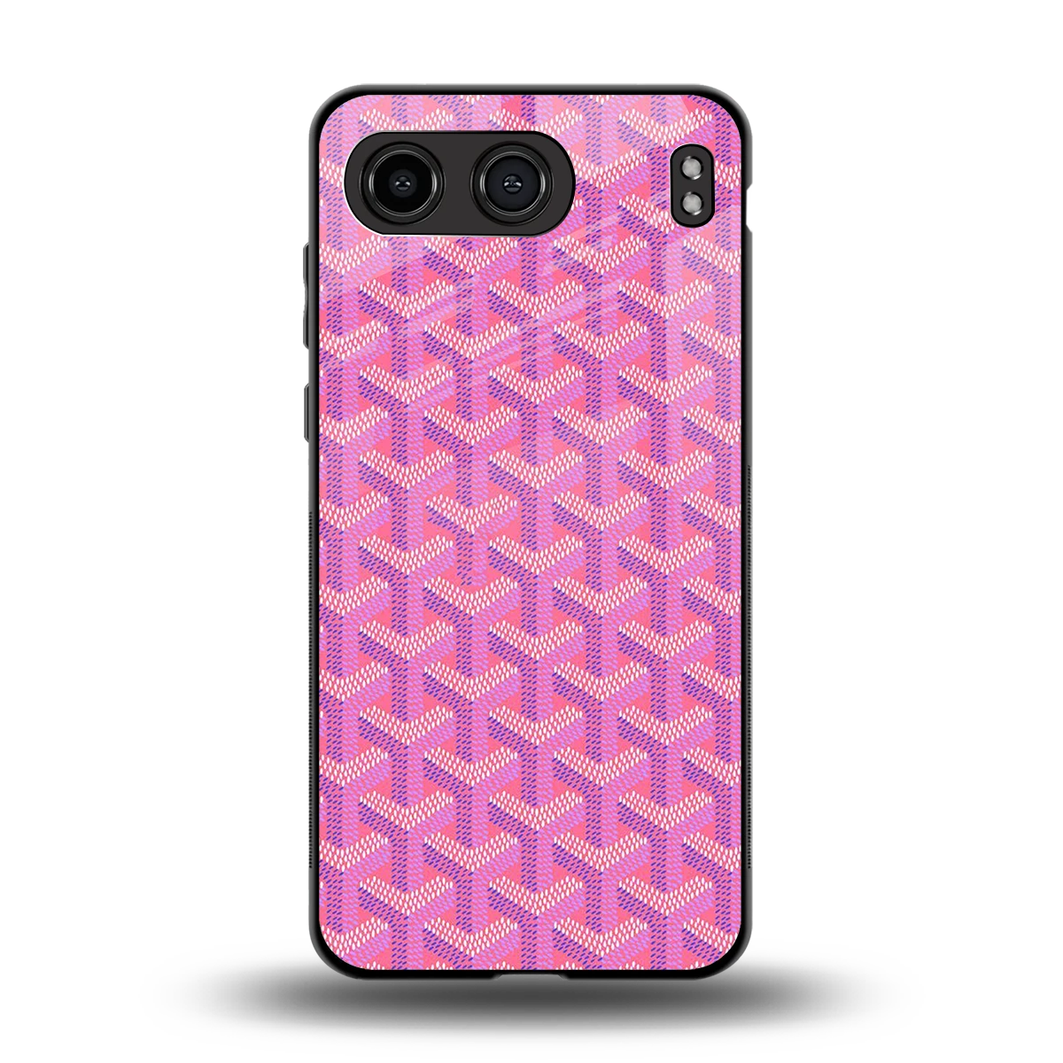 Fusion Wave Pink back phone cover | glass case for oneplus nord 4