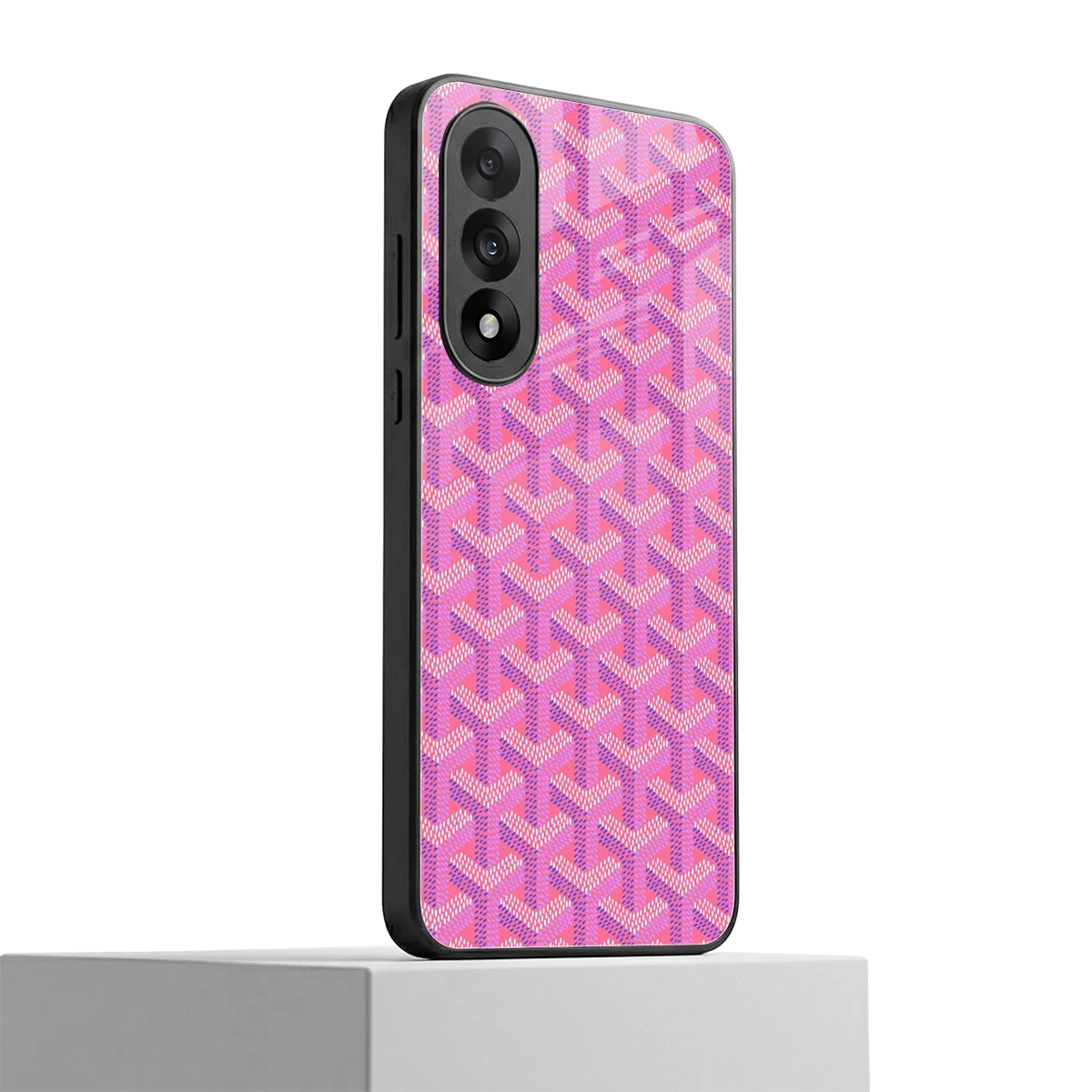 Fusion Wave Pink oneplus nord 5 mobile cover | shockproof glass phone case