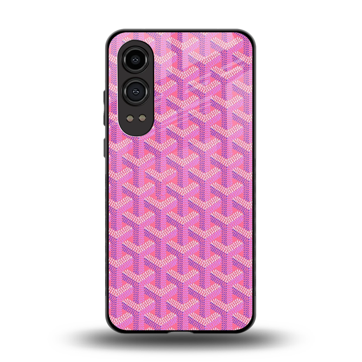 Fusion Wave Pink back phone cover | glass case for oneplus nord ce 4 lite
