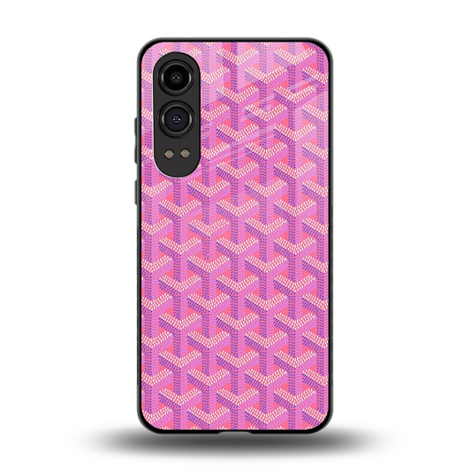 Fusion Wave Pink back phone cover | glass case for oneplus nord ce 4 lite