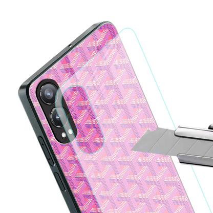 Fusion Wave Pink stylish phone case for oneplus nord ce 4 lite | glossy glass and slim fit