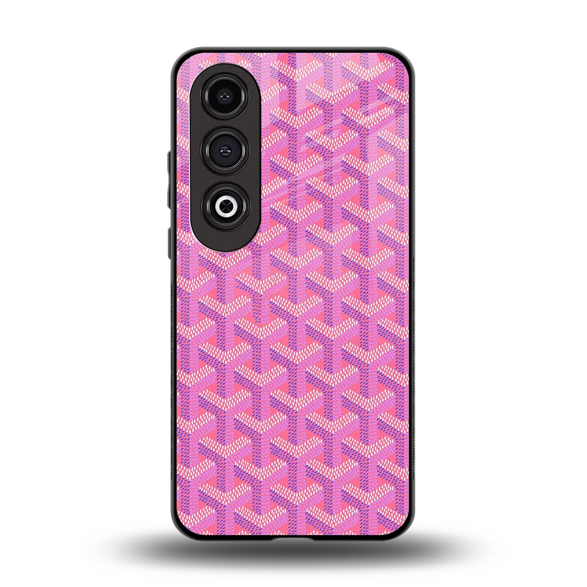 Fusion Wave Pink back phone cover | glass case for oneplus nord ce 4