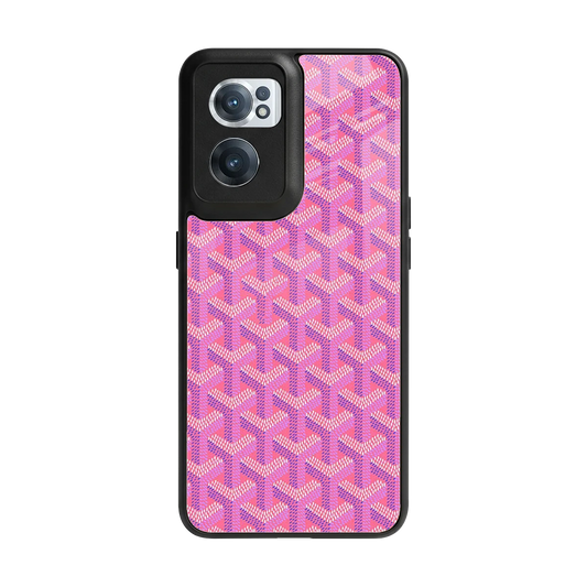 Fusion Wave Pink back phone cover | glass case for oneplus nord ce 2