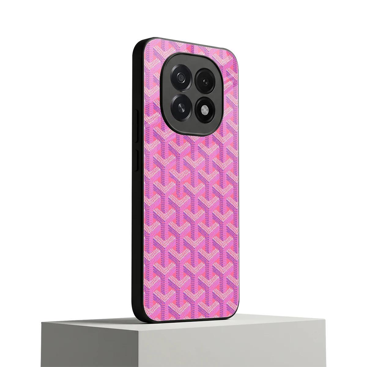 Fusion Wave Pink oppo f29 5g mobile cover | shockproof glass phone case