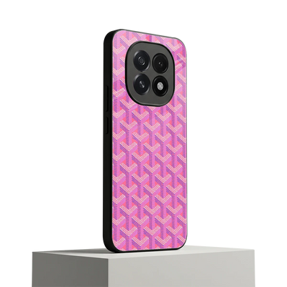 Fusion Wave Pink oppo f29 5g mobile cover | shockproof glass phone case