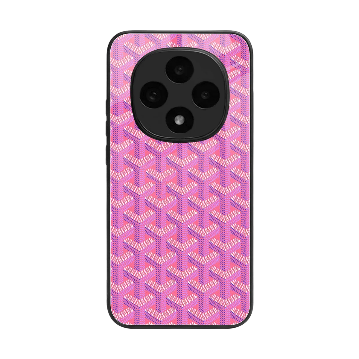 Fusion Wave Pink back phone cover | glass case for oppo f31 pro 5g