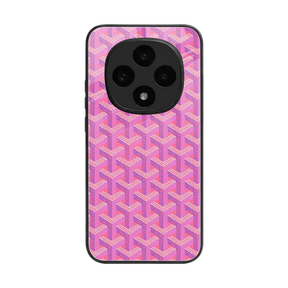 Fusion Wave Pink back phone cover | glass case for oppo f31 pro 5g