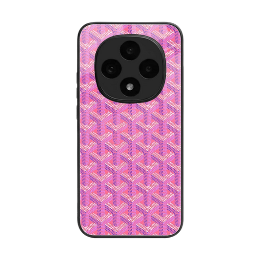 Fusion Wave Pink back phone cover | glass case for oppo f31 pro 5g