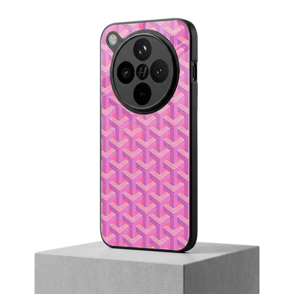 Fusion Wave Pink oppo find x8 mobile cover | shockproof glass phone case