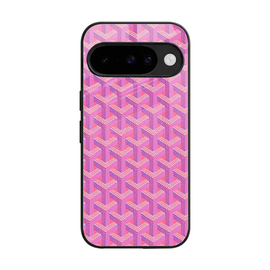 Fusion Wave Pink back phone cover | glass case for google pixel 10