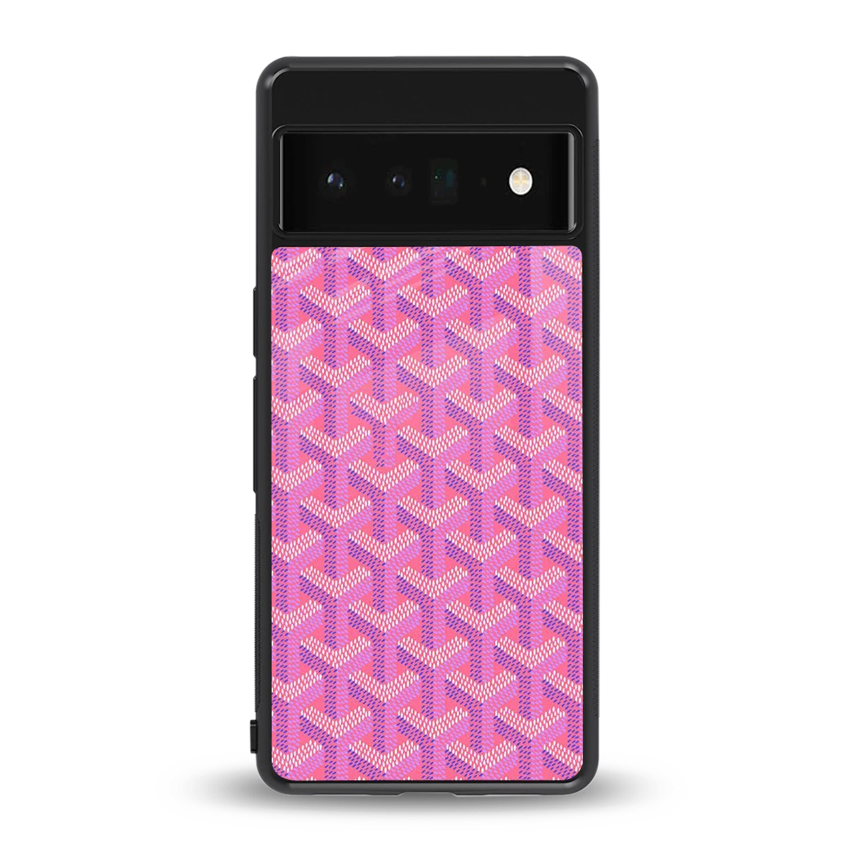 Fusion Wave Pink back phone cover | glass case for google pixel 6 pro