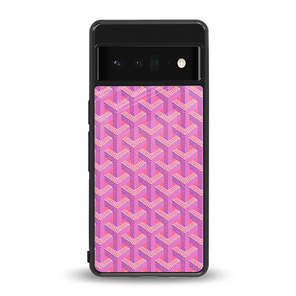 Fusion Wave Pink back phone cover | glass case for google pixel 6 pro