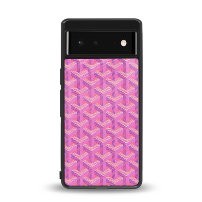 Fusion Wave Pink back phone cover | glass case for google pixel 6