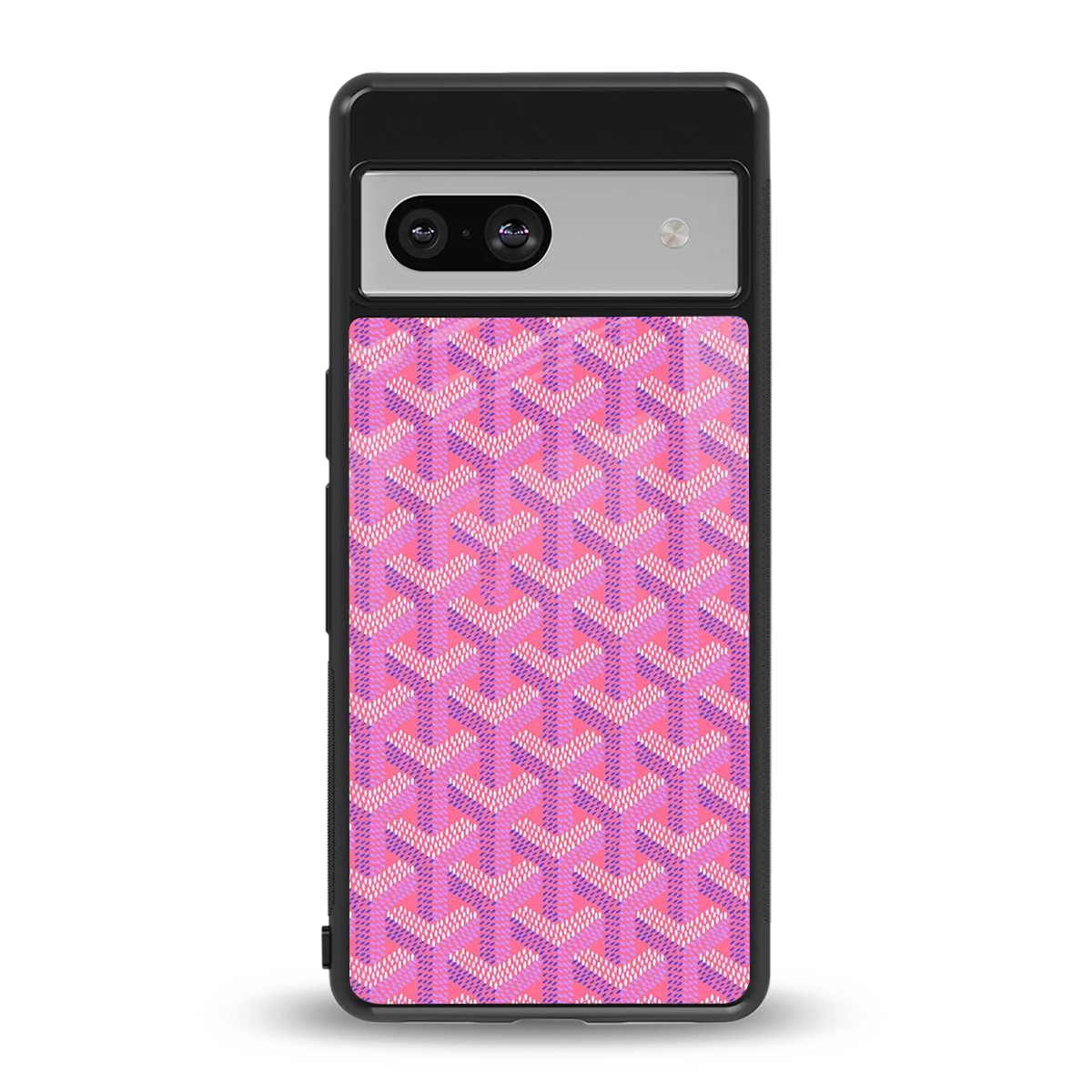 Fusion Wave Pink back phone cover | glass case for google pixel 7