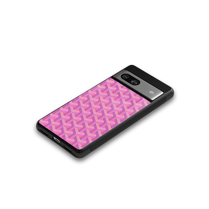 Fusion Wave Pink google pixel 7 mobile cover | shockproof glass phone case