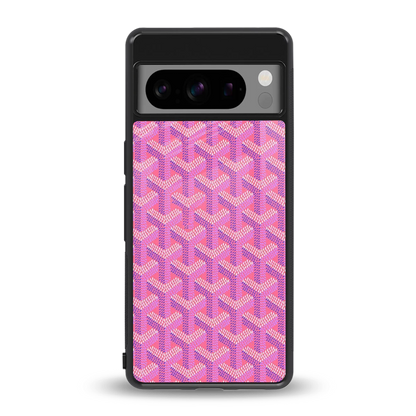 Fusion Wave Pink back phone cover | glass case for google pixel 8 pro
