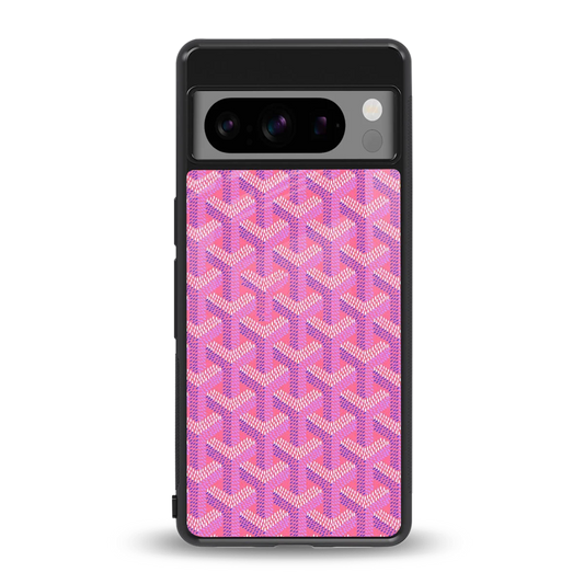 Fusion Wave Pink back phone cover | glass case for google pixel 8 pro