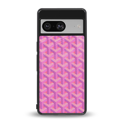 Fusion Wave Pink back phone cover | glass case for google pixel 8